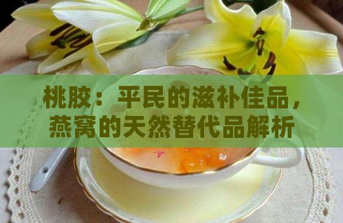 桃胶：平民的滋补佳品，燕窝的天然替代品解析