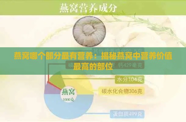 燕窝哪个部分最有营养：揭秘燕窝中营养价值更高的部位