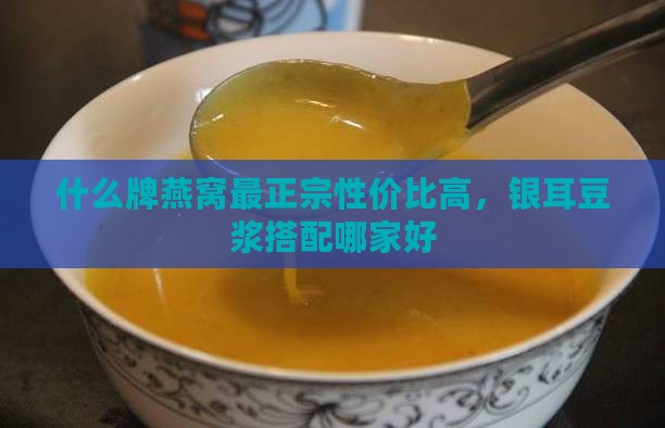 什么牌燕窝最正宗性价比高，银耳豆浆搭配哪家好