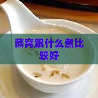 燕窝跟什么煮比较好