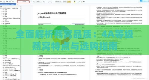 全面解析燕窝品质：4A等级燕窝特点与选购指南