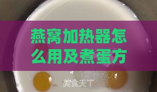 燕窝加热器怎么用及煮蛋方法详解