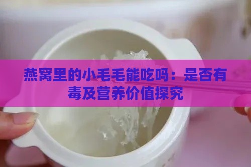 燕窝里的小毛毛能吃吗：是否有及营养价值探究