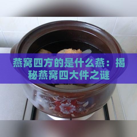 燕窝四方的是什么燕：揭秘燕窝四大件之谜