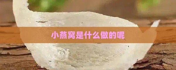 小燕窝是什么做的呢