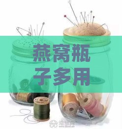 燕窝瓶子多用途创意：如何充分利用燕窝瓶子进行家居收纳与装饰