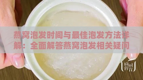 燕窝泡发时间与更佳泡发方法详解：全面解答燕窝泡发相关疑问