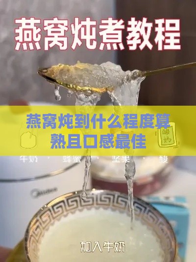 燕窝炖到什么程度算熟且口感更佳