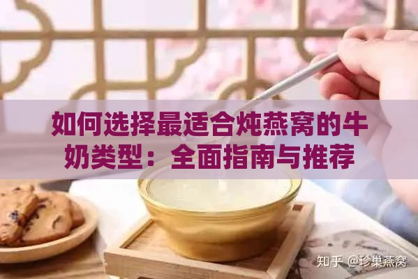 如何选择最适合炖燕窝的牛奶类型：全面指南与推荐