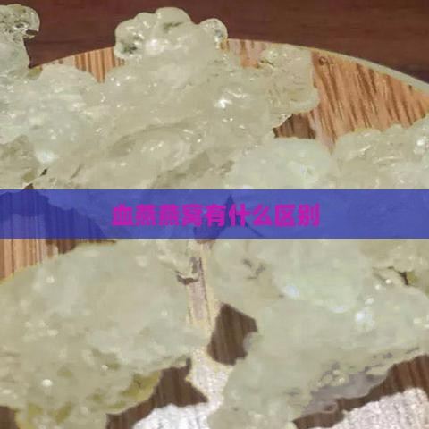 血燕燕窝有什么区别