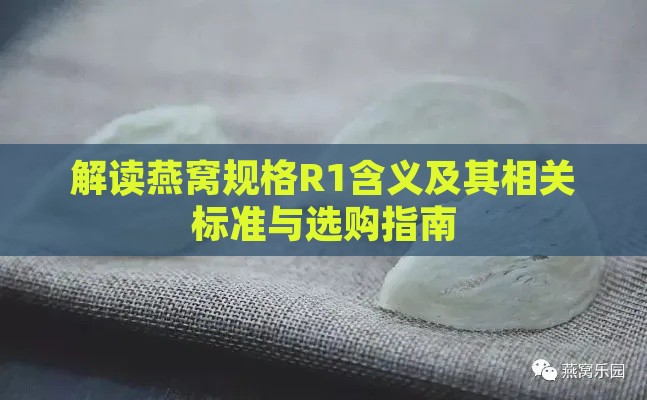 解读燕窝规格R1含义及其相关标准与选购指南