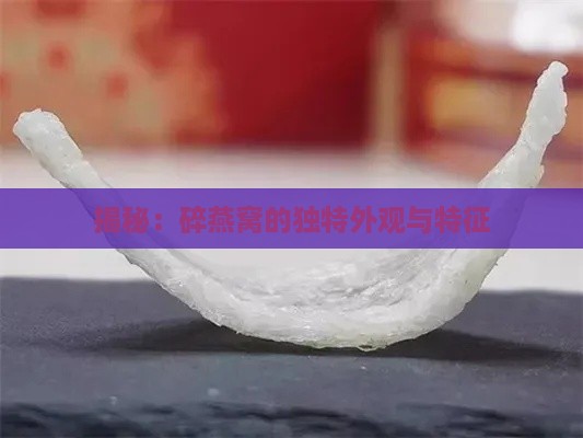 揭秘：碎燕窝的独特外观与特征