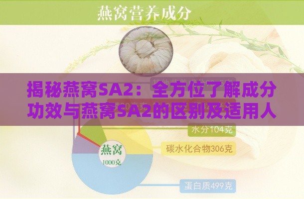 揭秘燕窝SA2：全方位了解成分功效与燕窝SA2的区别及适用人群