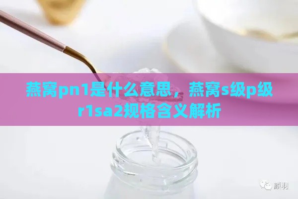 燕窝pn1是什么意思，燕窝s级p级r1sa2规格含义解析