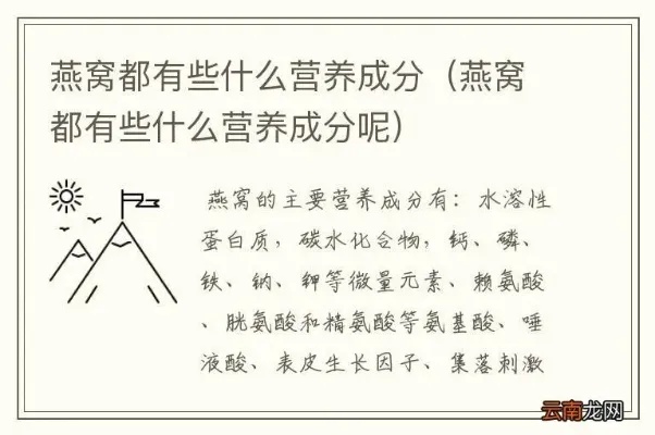 '燕窝与哪些食物营养成分相似：揭秘其营养替代品'