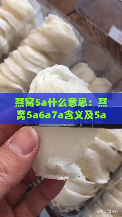 燕窝5a什么意思：燕窝5a6a7a含义及5a6a对比解析