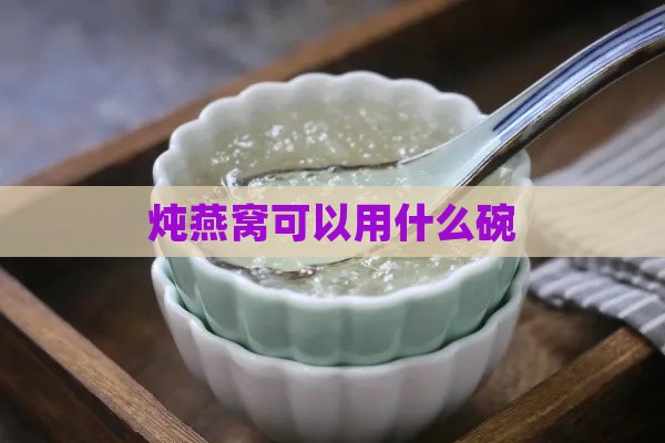 炖燕窝可以用什么碗