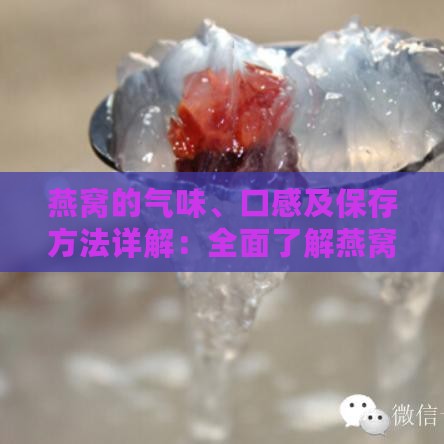 燕窝的气味、口感及保存方法详解：全面了解燕窝的特性与食用指南