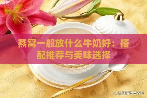 燕窝一般放什么牛奶好：搭配推荐与美味选择