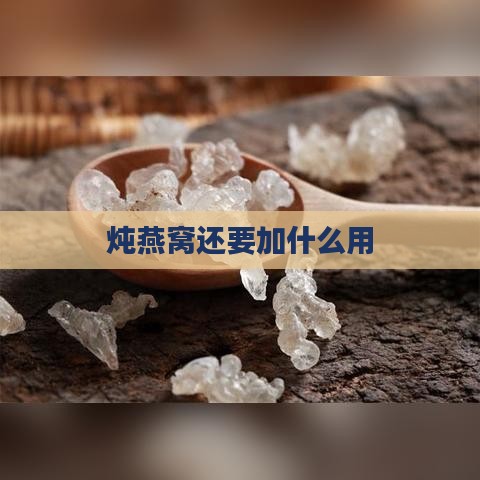 炖燕窝还要加什么用