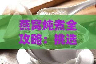 燕窝炖煮全攻略：挑选炖煮工具与食材，打造美味滋补佳品