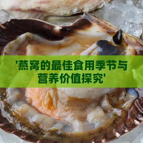 '燕窝的更佳食用季节与营养价值探究'