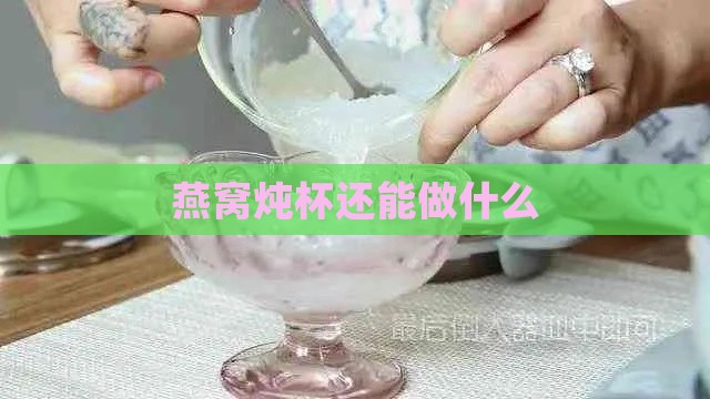 燕窝炖杯还能做什么