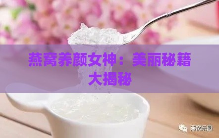 燕窝养颜女神：美丽秘籍大揭秘