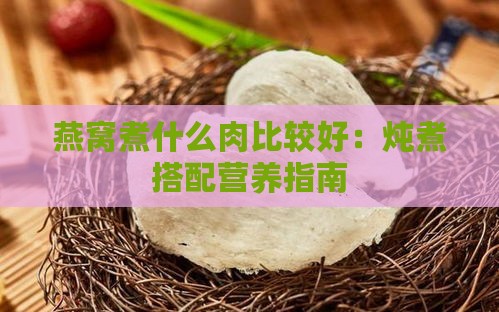 燕窝煮什么肉比较好：炖煮搭配营养指南