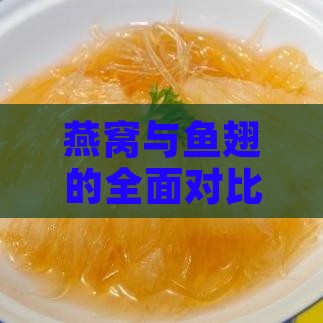 燕窝与鱼翅的全面对比：营养成分、功效、食用方法及选购指南