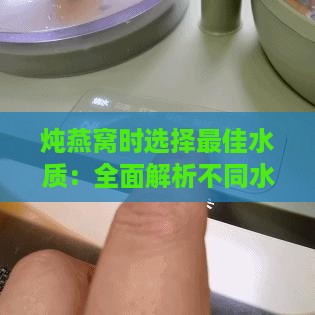 炖燕窝时选择更佳水质：全面解析不同水源对燕窝口感与营养的影响