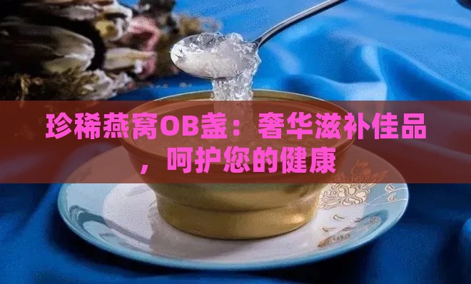 珍稀燕窝OB盏：奢华滋补佳品，呵护您的健康