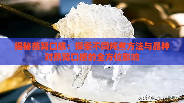 揭秘燕窝口感：探索不同炖煮方法与品种对燕窝口感的全方位影响