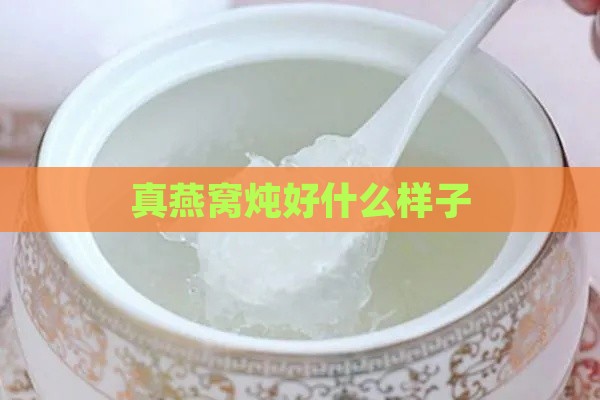 真燕窝炖好什么样子