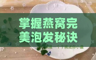 掌握燕窝完美泡发秘诀：如何达成理想状态与口感