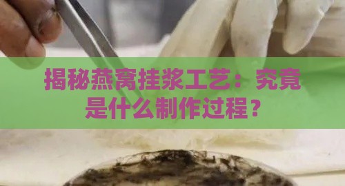 揭秘燕窝挂浆工艺：究竟是什么制作过程？