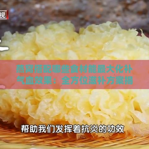 燕窝搭配哪些食材能更大化补气血效果：全方位滋补方案揭秘