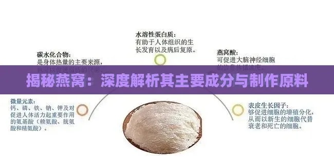 揭秘燕窝制作奥秘：精选金丝燕口水与天然原料的匠心之作