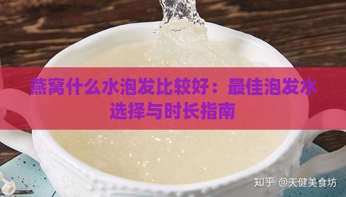 燕窝什么水泡发比较好：更佳泡发水选择与时长指南