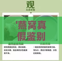 '燕窝真假鉴别：掌握粘胶分辨技巧与实践指南'