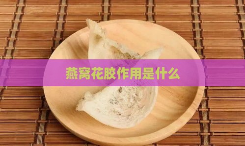 燕窝花胶作用是什么