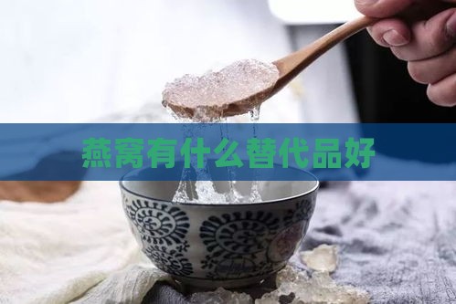 燕窝有什么替代品好