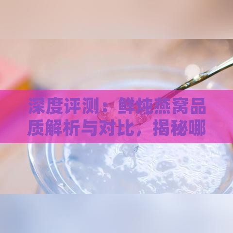 深度评测：鲜炖燕窝品质解析与对比，揭秘哪款燕窝更值得选择