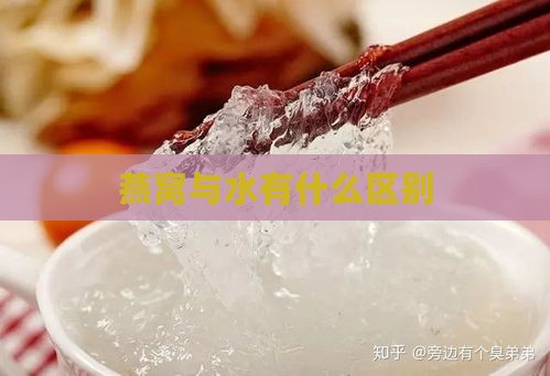 燕窝与水有什么区别