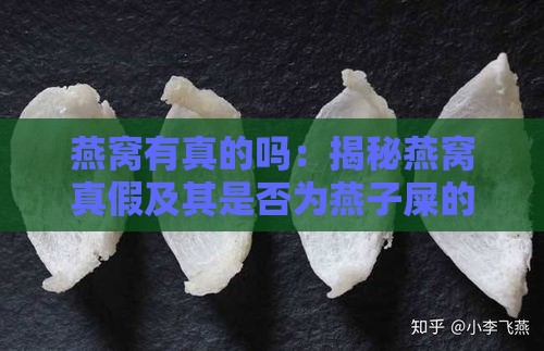 燕窝有真的吗：揭秘燕窝真假及其是否为燕子屎的真相