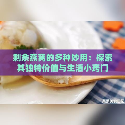 剩余燕窝的多种妙用：探索其独特价值与生活小窍门