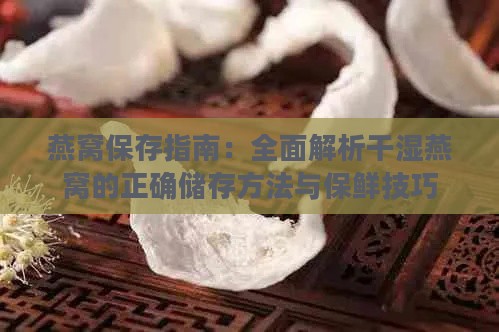 燕窝保存指南：全面解析干湿燕窝的正确储存方法与保鲜技巧