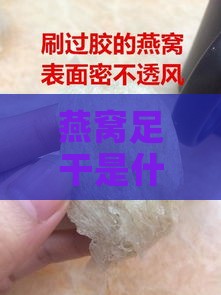 燕窝足干是什么意思：揭秘燕窝真假辨别与品质优劣