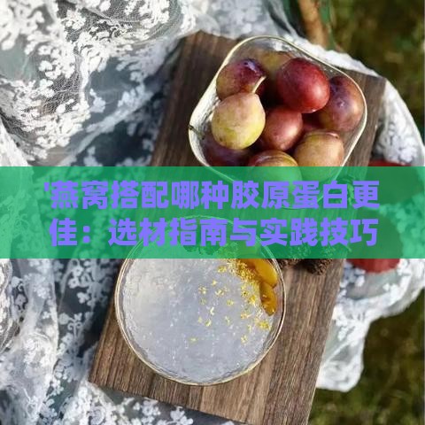 '燕窝搭配哪种胶原蛋白更佳：选材指南与实践技巧'