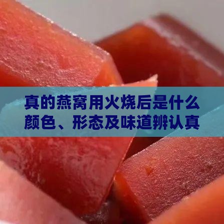 真的燕窝用火烧后是什么颜色、形态及味道辨认真伪